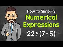 Video thumbnail for How to Simplify Numerical Expressions | Math with Mr. J