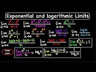 Video thumbnail for Limits of Exponential and Logarithmic functions!!