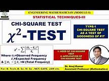 Video thumbnail for Chi-Square Test | Chi Square Test for Goodness of Fit | Chi Square Test Example Problems & Solution