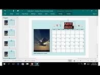 Video thumbnail for How to design calender using microsoft publisher