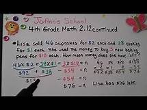 Video thumbnail for 4th Grade Math 2.12, Solve Multi-step Word Problems Using Equations