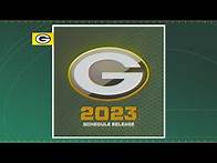 Video thumbnail for Green Bay Packers 2023 Schedule Reveal | Wait No More!