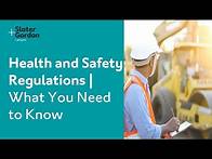 Video thumbnail for Health and Safety Regulations | What You Need to Know