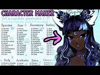 Video thumbnail for Making an OC with a Random OC Generator... Does it Work?