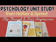 Video thumbnail for NEW Homeschool Psychology Unit Study Curriculum FLIP THROUGH | Harbor & Sprout