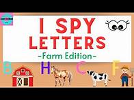 Video thumbnail for Learn Letters & Sounds on the Farm:🐄🐴🐥 An Interactive "I Spy" Game