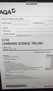 Video thumbnail for LEAKED AQA BIOLOGY 2024 PAPER 11111!!!!!11!!!!!11!!!!!