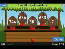 Video thumbnail for Coconut Odd or Even | Topmarks Primary KS2 Mental Maths Game