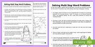 Video thumbnail for Solving Multi-Step Word Problems Worksheet