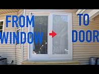 Video thumbnail for How to Convert a Window into a Sliding Glass Door