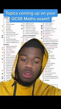 Video thumbnail for Important Topics for GCSE Maths Exam Preparation
