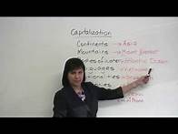 Video thumbnail for When to capitalize names in English