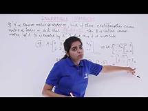 Video thumbnail for Class 12th – Overview of Invertible Matrices | Matrices | Tutorials Point