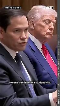 Video thumbnail for 'No one's entitled to a student visa, Rubio says