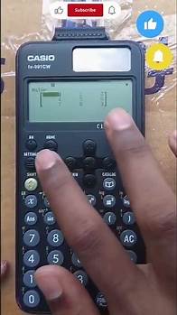 Video thumbnail for Calculating Square of 3X3 Matrix in scientific calculator | CASIO fx-991CW | Tech Nurav