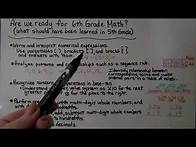 Video thumbnail for Are We Ready for 6th Grade Math?