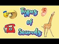 Video thumbnail for TYPES OF SOUNDS | SOUNDS | 1ST GRADE | ONLINE CLASS | SCIENCE