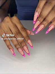 Video thumbnail for Classy French Tip Nail Designs in Johannesburg