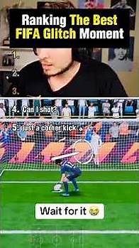 Video thumbnail for Ranking The Best FIFA Glitch Moment #fifa #eagames #football #shorts