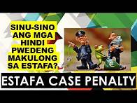 Video thumbnail for ESTAFA / SWINDLING CASE PHILIPPINES (MAY NAKUKULONG BA SA UTANG?) #revisedpenalcode #tagalog