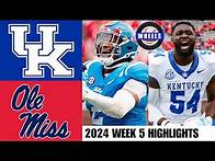 Video thumbnail for #6 Ole Miss vs Kentucky | Full Game Highlights | 2024 College Football Highlights