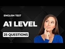 Video thumbnail for A1 English Test – 25 Questions for Beginners | ESL Grammar & Vocabulary Quiz