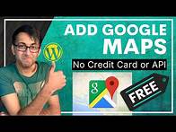 Video thumbnail for How to add a Google Map without the API or Credit Card Details to Wordpress - Free GoogleMap Embed