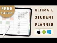 Video thumbnail for Best Student Digital Planner | FREE 2025 Goodnotes Planner
