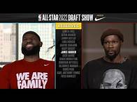 Video thumbnail for LeBron James & Kevin Durant Make Their Picks In The 2022 NBA All-Star Draft | NBA on TNT