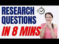 Video thumbnail for How to write research questions