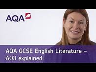 Video thumbnail for AQA GCSE English Literature – AO3 explained
