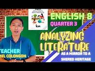 Video thumbnail for Grade 8 English: Q3 - Module 4 Analyzing Literature as a Mirror to a Shared Heritage