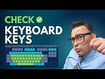 Video thumbnail for How To Check Keyboard Keys Are Working | Keyboard Tester Online