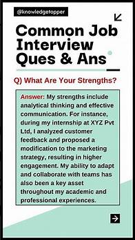 Video thumbnail for What Are Your Strengths Interview Question and Answers