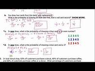 Video thumbnail for Test B (09 to 11) Solving Probability Word Problems Using Probability Formulas