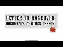Video thumbnail for How to Write a Letter to Handover Documents to Other Person