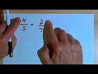 Video thumbnail for Adding Fractions with Different Denominators 127-3.14