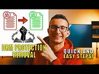 Video thumbnail for Remove DRM Protection from E-Books in 2024 (6 Easy Steps)