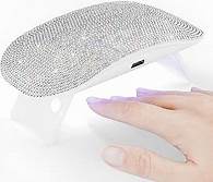 Video thumbnail for Cordless& Mini Diamond UV Nail Lamp, Portable LED UV Light for Gel Nails, Innovative Flash Nail Curing Dryer, Nail Polish Machine for Salon & Home, Gift for Women Girls