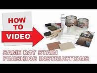 Video thumbnail for How-To use Same-Day Stain and Topcoat: Fiberglass Doors