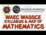 Video thumbnail for WAEC MATHS MAP - ALL YOU NEED TO KNOW TO GET DISTINCTION