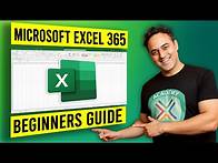 Video thumbnail for Learn Microsoft Excel Tutorial For Beginners in UNDER 45 MINUTES! (Microsoft Office 365 Excel)