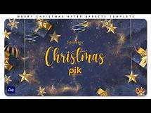 Video thumbnail for Merry Christmas - Free After Effects Template | Pik Templates