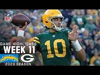 Video thumbnail for Los Angeles Chargers vs. Green Bay Packers Game Highlights | NFL 2023 Week 11