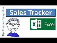 Video thumbnail for Excel sales tracker