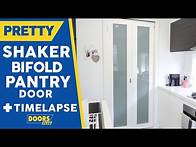 Video thumbnail for Shaker Zone Living - Bifold Internal Pantry Door | Doors Plus