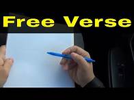 Video thumbnail for How To Write A Free Verse Poem-Poetry Tutorial
