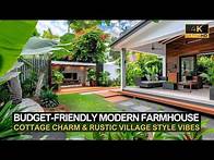 Video thumbnail for Budget-Friendly Modern Farmhouse Ideas Blending Cottage Charm & Rustic Village Style Vibes