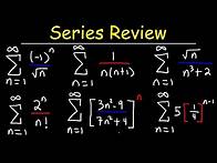 Video thumbnail for Calculus 2 - Geometric Series, P-Series, Ratio Test, Root Test, Alternating Series, Integral Test