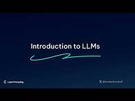 Video thumbnail for Course: Introduction to Large Language Models (LLMs)